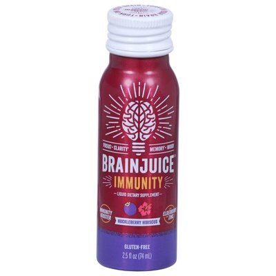 Brainjuice Huckleberry Hibiscus Brn Juice 12/2.5 Oz [UNFI #60196]