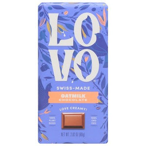 Lovo Oat Milk,Choc Bar,Plant Based 12/2.82 Oz [UNFI #39973]