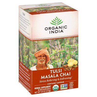 OG2 Oganic India Chai Masala Tulsi 6/18 CT [UNFI #38284] T