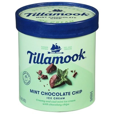 Tillamook Mint Chocolate Chip 6/1.5 QT [UNFI #64391]