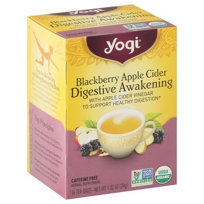 OG2 YOGi Tea Blckbrry Appl Cdr Dgst Awkng 6/16 BAG [UNFI #93832] T