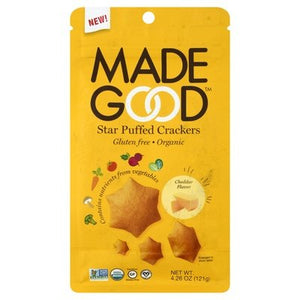 OG2 Made Good Cheddar Flavor Puffed Crackers 6/4.26 OZ [UNFI #15839]