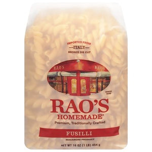 Raos Pasta Fusilli       6/16 OZ [UNFI #79368]