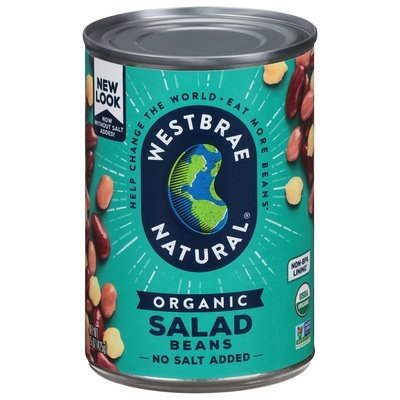 OG2 Westbrae Salad Beans Lf 12/15 OZ [UNFI #21669]