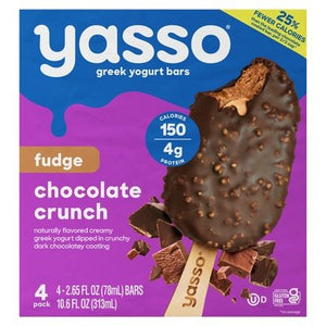 Yasso Chocolate Crunch Grk Yog Bar 8/4/2.65Z [UNFI #17431]