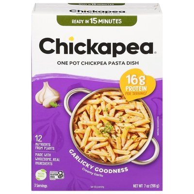 Chickapea Pasta Garlicky Goodness 6/7 Oz [UNFI #75805]