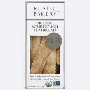 Rustic Bakery Flatbread Olive Oil Sel Gris 12/6 Oz [Peterson #49641]