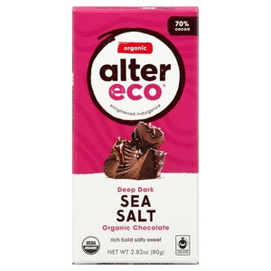 OG2 Alter Eco Deep Dark Choc W/sea Salt 12/2.82 OZ [UNFI #20456]