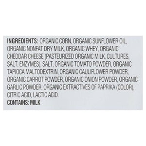 Earths Best Cheddar Veggie Puffs 4/1.55 Oz [UNFI #66668]