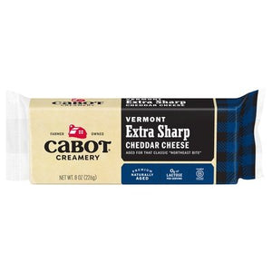 Cabot Creamery Extra Sharp Cheddar Bar 12/8 Oz [UNFI #65855]