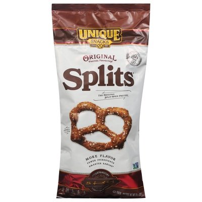 Unique Pretzels Splits, Original 12/11 OZ [UNFI #84012]