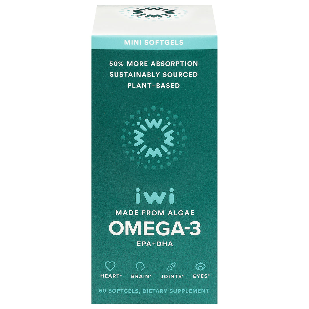 Iwi Algae Omega 3 EPA+DHA 60 SGEL [UNFI #45621] T