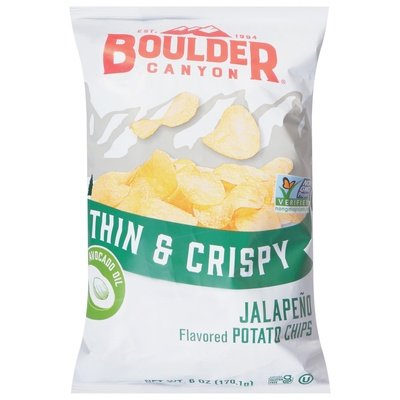 Boulder Canyon Jalapeno Potato Chips 12/6 Oz [UNFI #87335]