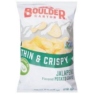 Boulder Canyon Jalapeno Potato Chips 12/6 Oz [UNFI #87335]