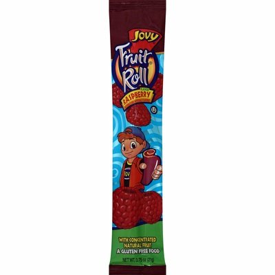 JOVY,FRUIT ROLL RASPBERRY 48/.75OZ [Charlies #033-06007]