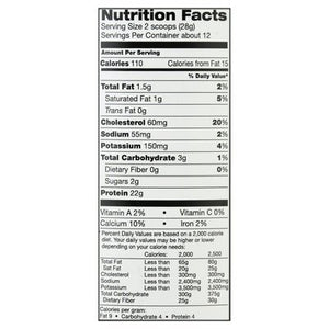 OG2 Teraswhey Grass Fed Plain Whey Prtn 12 OZ [UNFI #50061] T