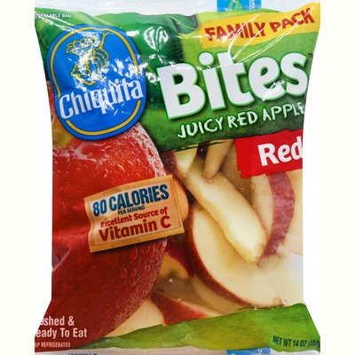 CHIQUITA,SLICED RED APPLE 6/14OZ [Charlies #016-02446]