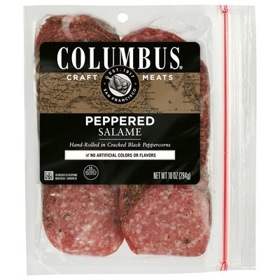 Columbus Salame Sliced Pepper Pillow 12/10 Oz [Peterson #39082]