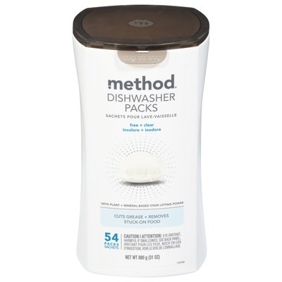 Method Free & Clear,54 Packs 2/31 OZ [UNFI #15117] T