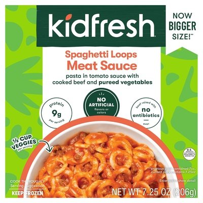 Kidfresh Spaghetti Loops Meat Sauce 8/7.25 Oz [UNFI #80016]