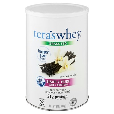 Teraswhey Bourbon Vanilla Whey Protein 24 OZ [UNFI #53529] T