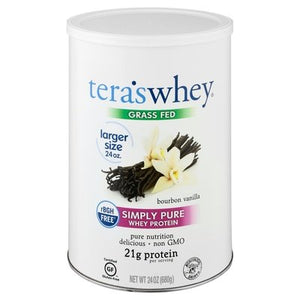 Teraswhey Bourbon Vanilla Whey Protein 24 OZ [UNFI #53529] T