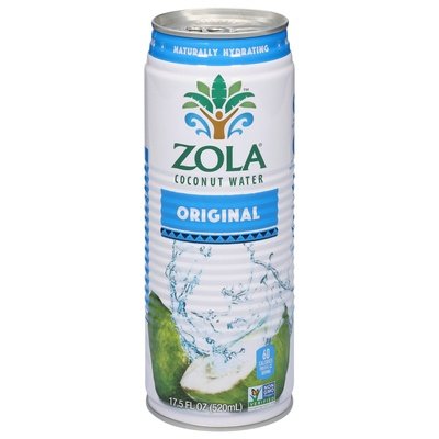 Zola 100% Nat Cnut Water 12/17.5OZ [UNFI #34756]