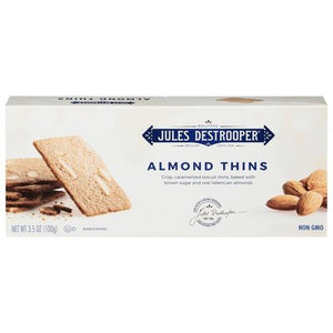 J.D Cookies Almond Thins 12/3.5 OZ [UNFI #30099]