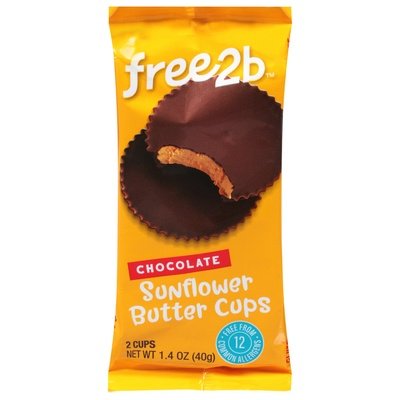 Free2b Milk Chocolate Sun Cups 12/1.4 OZ [UNFI #37152]