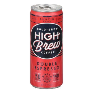 High Brew Coffee Double Espresso Coffee 12/8 OZ [UNFI #54623]