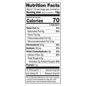 Miltons Salt & Pepper Gourmet Cracker 8/6.8 Oz [UNFI #74778]