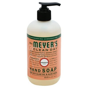 Mrs Meyers Hand Soap Liq Geranium 6/12.5 OZ [UNFI #64523] T