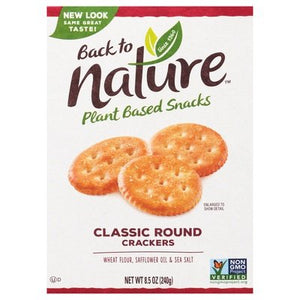 Back To Nature Classic Round Crackers 6/8.5 OZ [UNFI #89574]