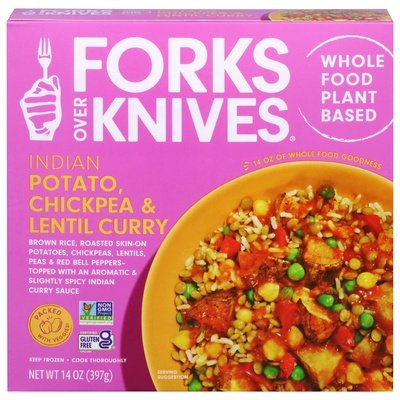 Forks Over Knives Chickpea Lentil Curry 8/14 Oz [UNFI #28670]