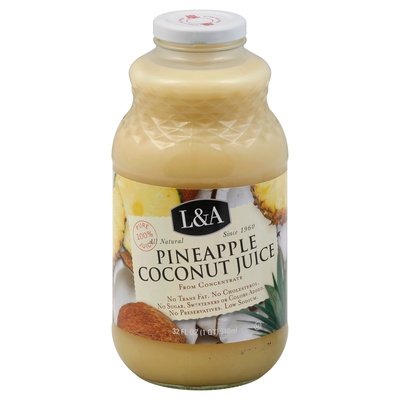 L&A Pineapple/Coconut 6/32 OZ [UNFI #59572]