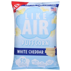 Like Air Puffcorn White Cheddar 12/4 Oz [UNFI #16190]