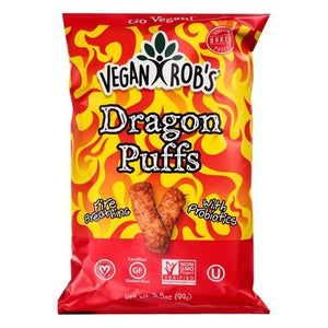 Vegan Robs Probiotic Dragon Puffs 12/3.5 OZ [UNFI #11768]