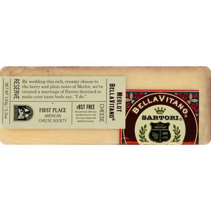 Sartori Reserve Bellavitano Merlot Ew Wedge 12/5.3 Oz [Peterson #26530]