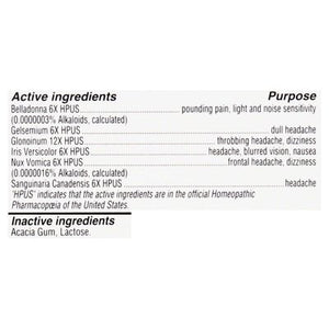 Hylands Migraine Relief 3/100 Tab [UNFI #45970]