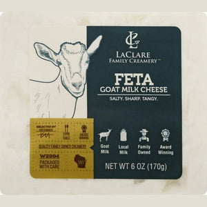 Laclare Family Creamery Goat Feta Chunk 12/6 Oz [Peterson #26204]