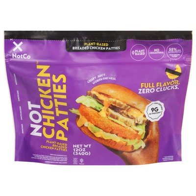 Notco Plant Based Chicken Patties 6/4 Ct [UNFI #16409]