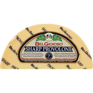 Bel Gioioso Provolone Sharp Wedge 12/8 Oz [Peterson #24485]