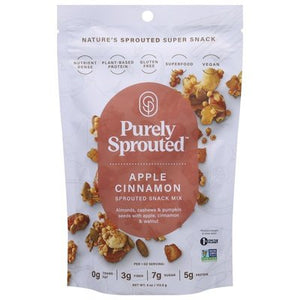Purely Sprouted Apple Cinnamon 6/4 Oz [UNFI #83720]
