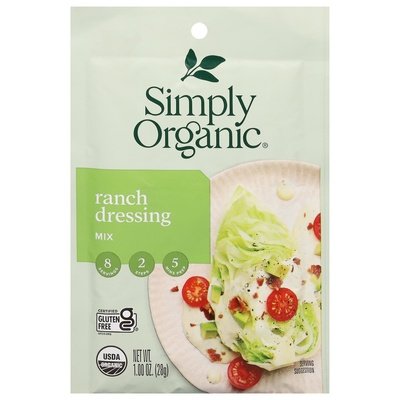 OG2 Simply Org Drsng Mix Ranch 12/1 OZ [UNFI #53492]