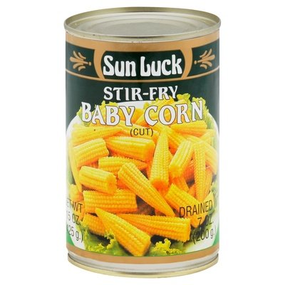 Sun Luck Stir Fry Baby Corn 12/15 OZ [UNFI #58276]