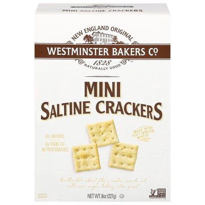 Westminster Cracker Co Crackers Saltine Mini 12/8 Oz [UNFI #19556]