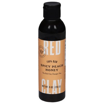 Red Clay Spicy Peach Honey 6/9 Oz [UNFI #23650]