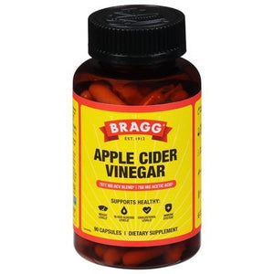 Bragg Apple Cider Vinegar 90 CAP [UNFI #17169] T