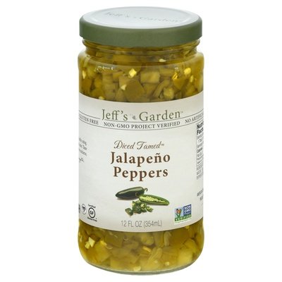 Jeffs Garden Diced Tamed Jalapeno Pepp 6/12 OZ [UNFI #60918]