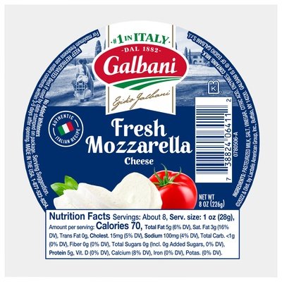 Galbani Mozzarella Ball Fresh 12/8 Oz [Peterson #11329]
